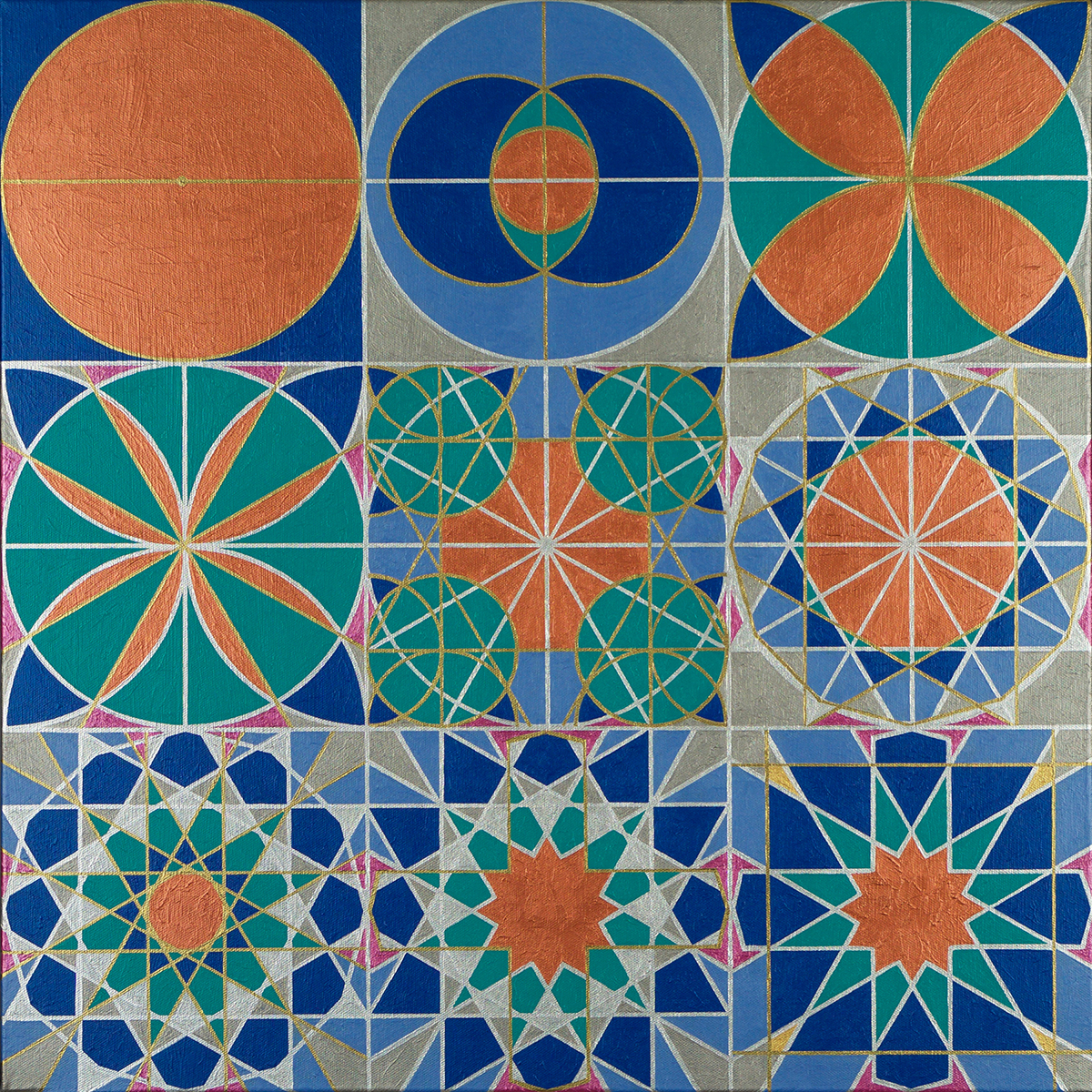 Ben Yusef Madrasa Geometric Construction Panel 1